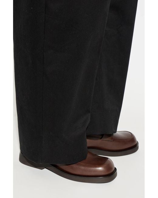 Jimmy Choo Brown 'Buff' Loafers for men