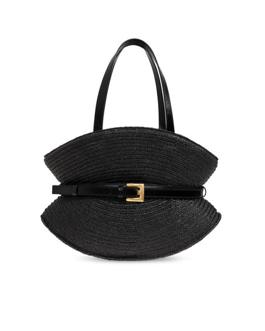 Balmain Black Handbag "Shuffle Medium"