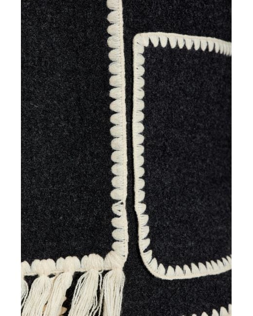 Totême  Black Wool Coat