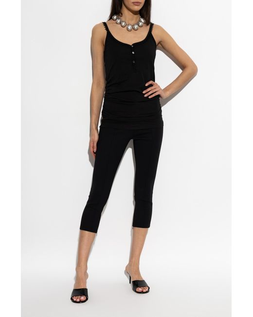 Jacquemus Black Strappy Top