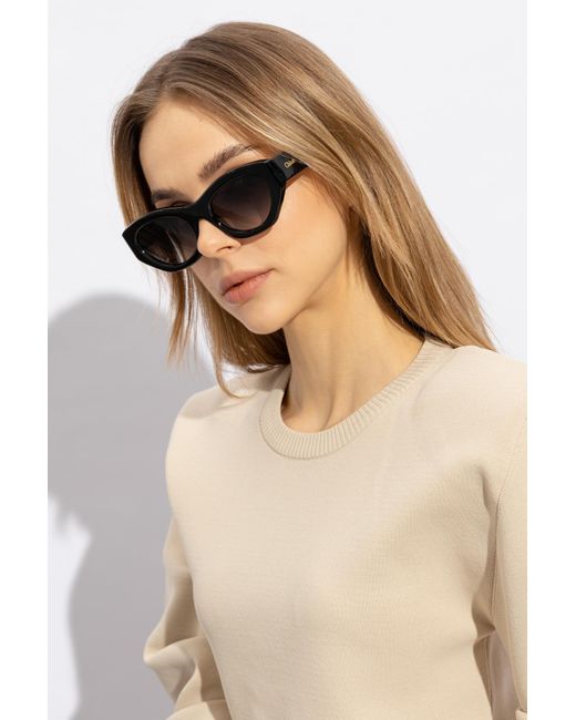 Chloé Black 'Gayia' Sunglasses