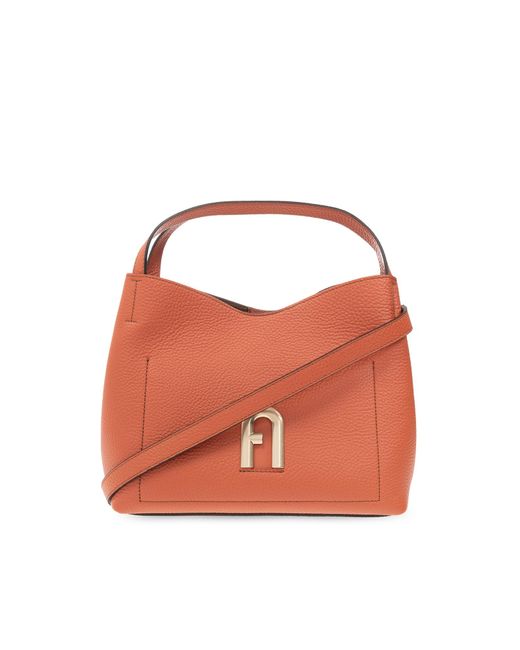 Furla Orange 'primula Small' Shoulder Bag