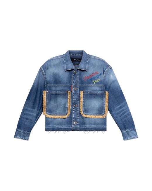 DSquared² Blue Denim Jacket 'Summer Lovers'