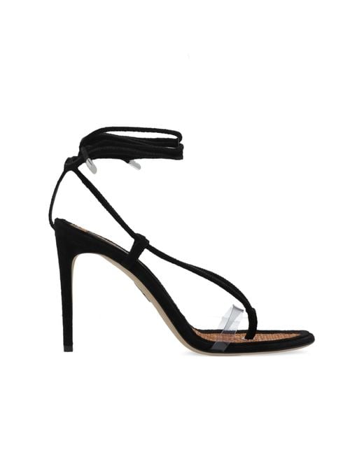 DSquared² Black Heeled Sandals 'Twin'