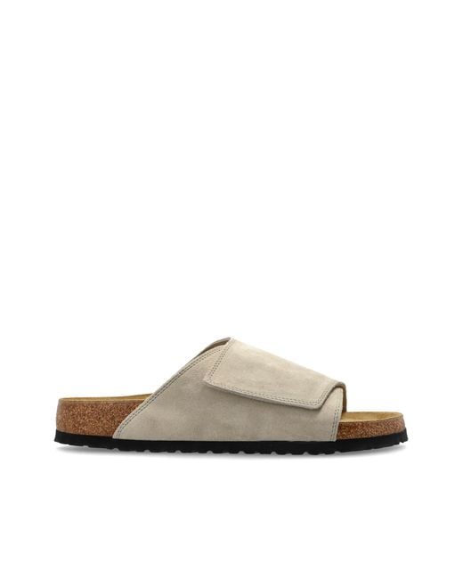 Birkenstock White 'Solana Vl' Slides for men