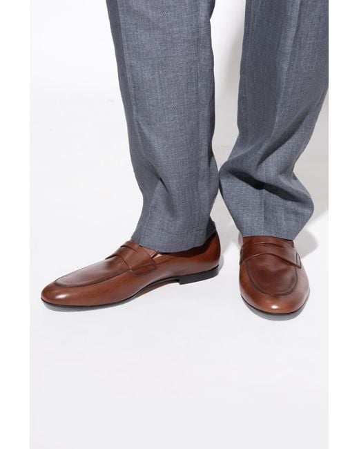 Tod's Brown Loafers Type Shoes for men