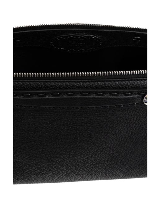 Fendi Black Shoulder Bag By The Way Selleria Medium