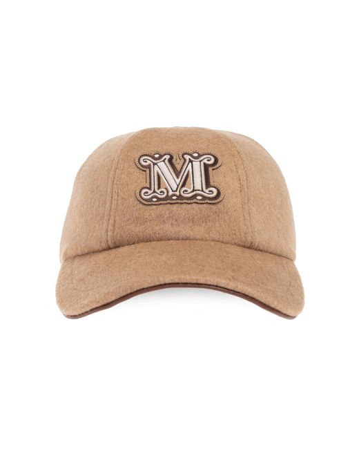 Max Mara Natural Baseball Cap 'Fedora'