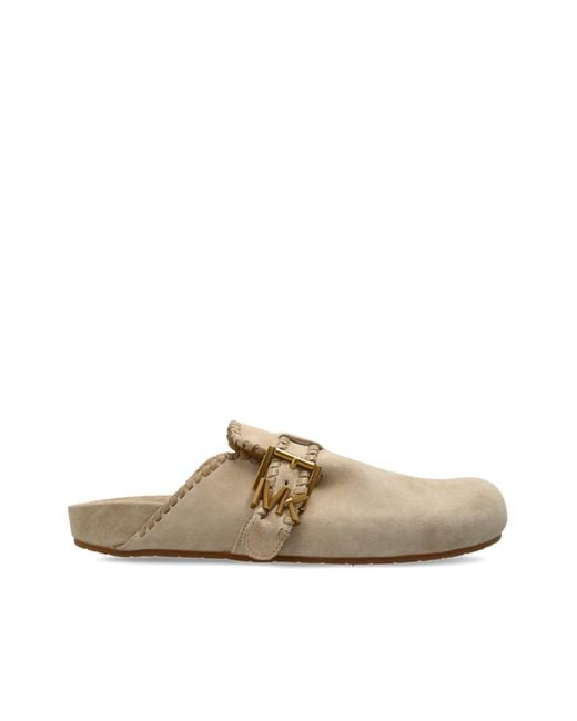 MICHAEL Michael Kors Natural 'Greer' Slides