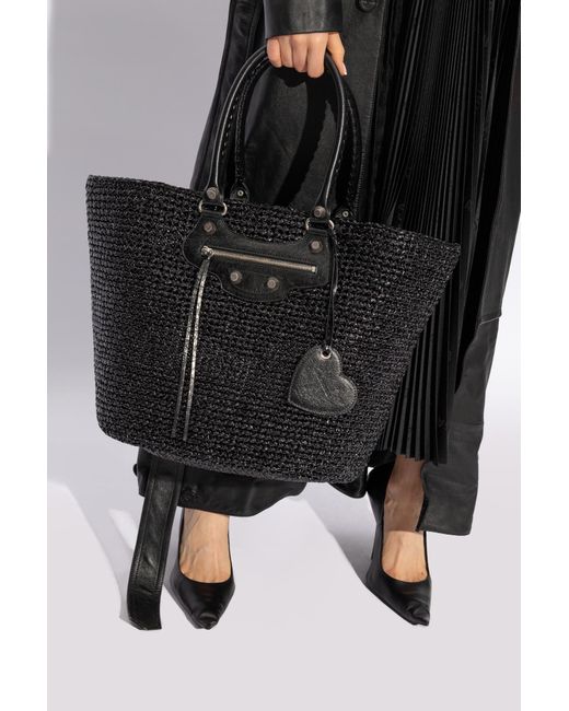 Balenciaga Black ‘Le Cagole L’ Shopper Bag