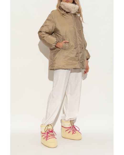 Moon Boot Pink 'Icon Low Suede' Snow Boots
