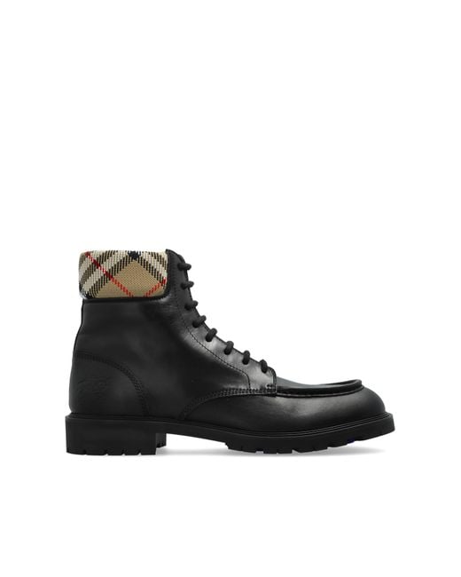 Burberry Natural Leather 'Rogue' Boots for men