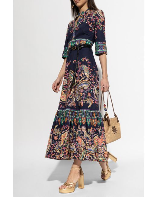 Etro Multicolor Patterned Dress