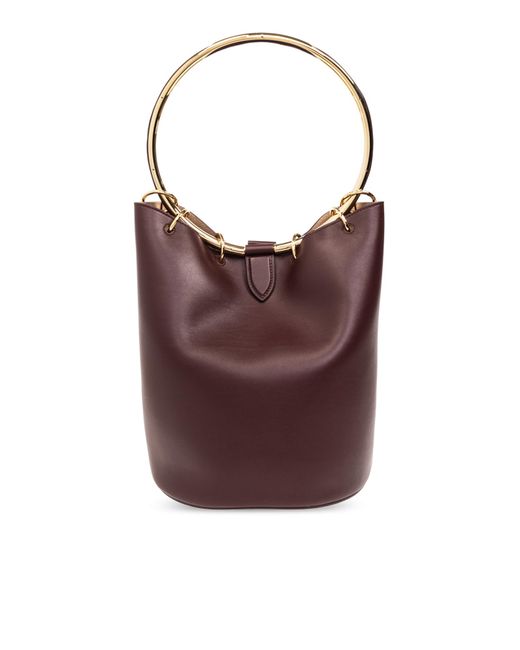 Alaïa Handbag 'Ring' in Red | Lyst