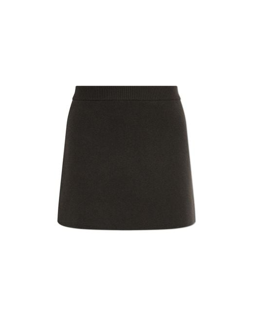 Lisa Yang Black Cashmere Skirt 'Clare'