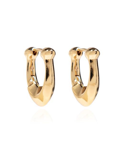 COACH Metallic Brass Earrings
