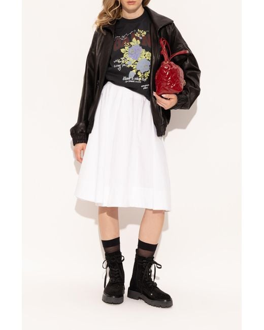 Kurt Geiger Black Chelsea Perf Ankle Boots