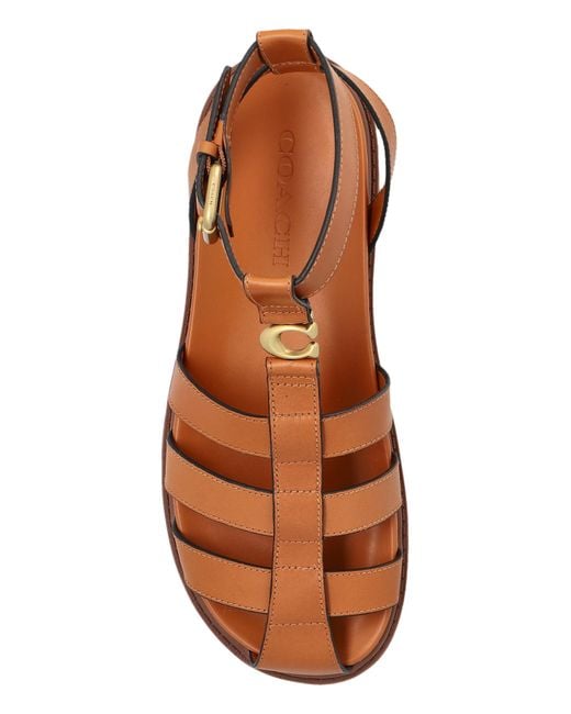 COACH Natural Sandals Sclupt