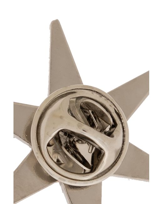 Moschino Black Star-shaped Pin,