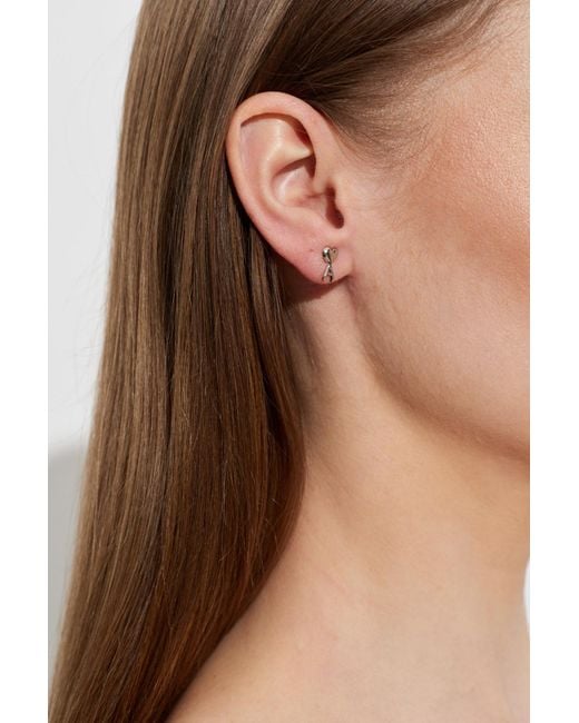AMI Metallic Brass Earrings
