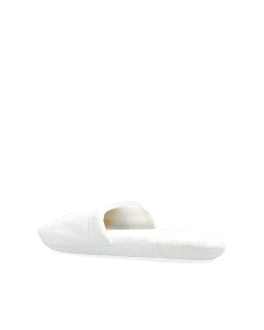 Versace Black Slippers With Logo