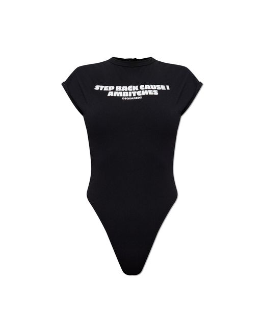 DSquared² Blue Bodysuit With Print