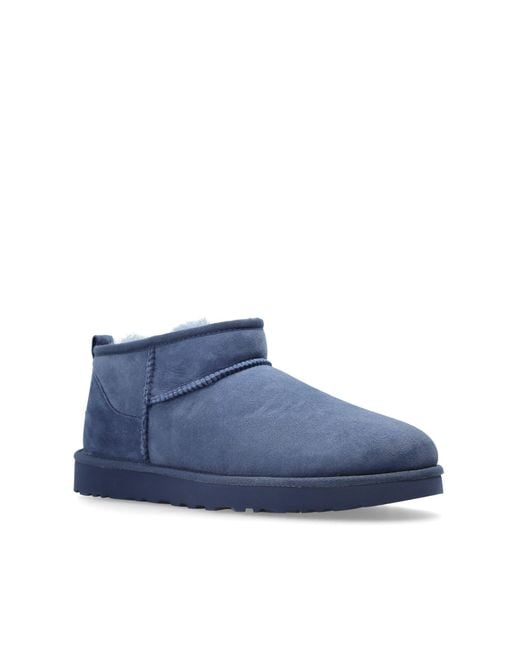 Ugg Blue Snow Boots 'Classic Ultra Mini'