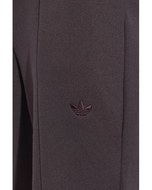 Adidas Originals Purple Sweatpants With Logo