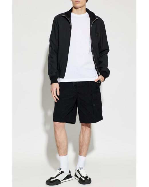 Dolce & Gabbana Black Cargo Shorts for men