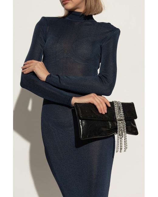 Jimmy Choo Black Clutch Zandra