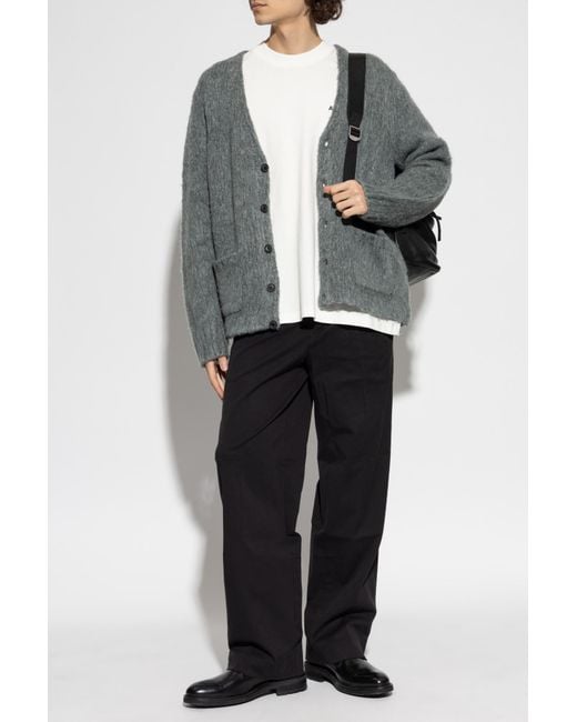 AllSaints Gray Cardigan "Tobie" for men