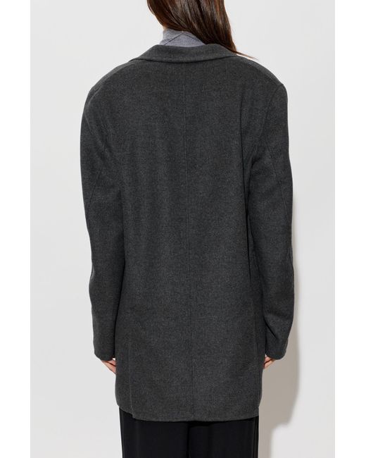 Givenchy Black Short Coat With Pockets