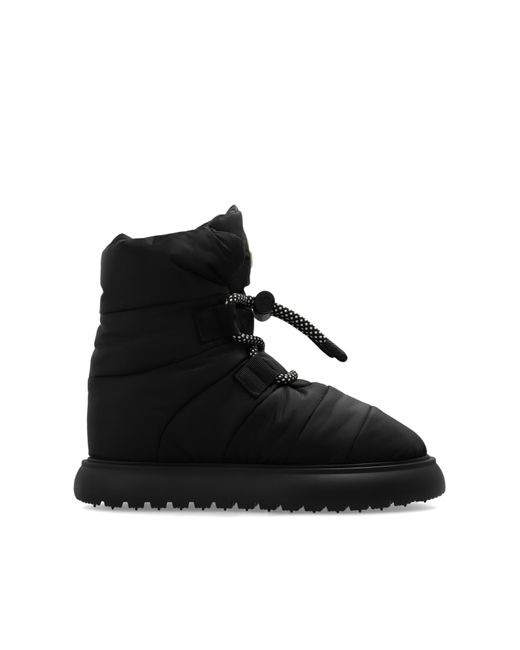 Moncler Black Snow Boots 'Gaia Pull'