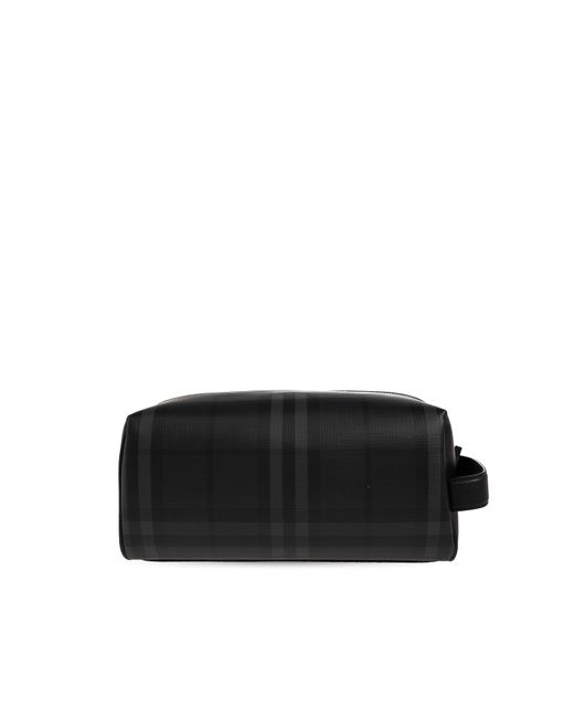 Burberry Black Cosmetic Bag With Logo for men
