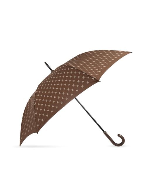 Moschino Brown Parasol With Monogram
