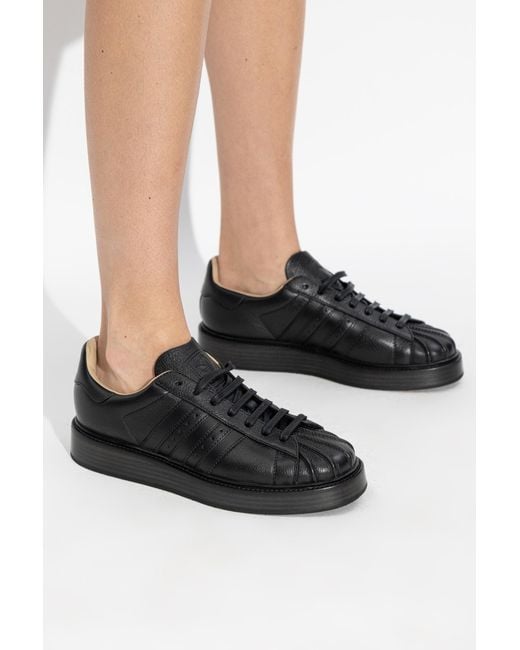 Adidas Originals Black 'Superstar Lux Mii' Sports Shoes