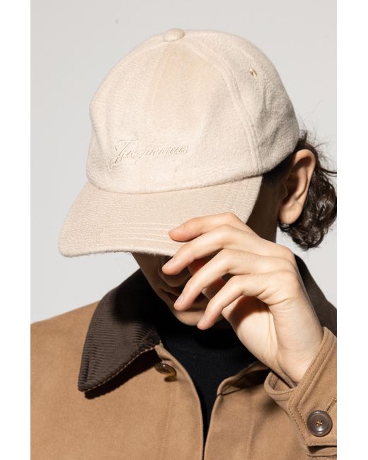 Jacquemus Natural Wool Hat