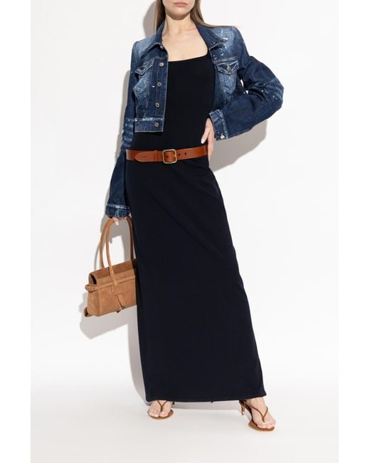 DSquared² Black Dress With A Slit
