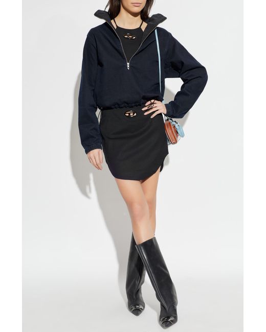 DIESEL Black 'O-Livery' Skirt