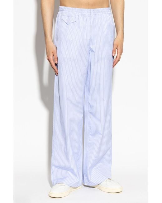 A.P.C. White 'Pyjama' Trousers for men