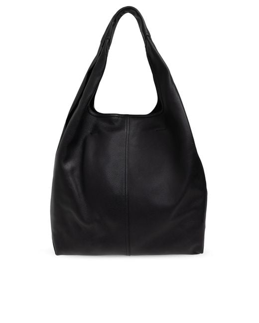 AMI Black Shopper Bag