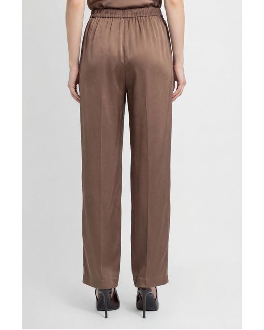 Forte Forte Brown Silk Trousers