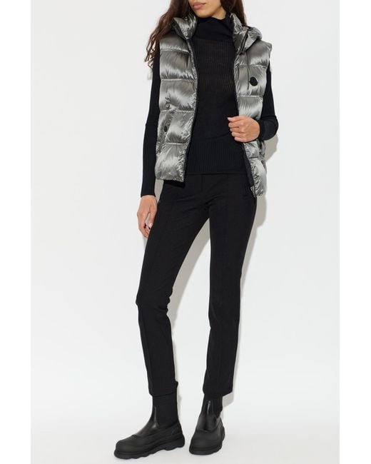 Moncler Gray Puffer Vest "Fluidite"