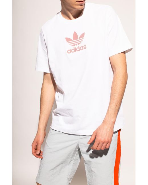 white adidas shirt