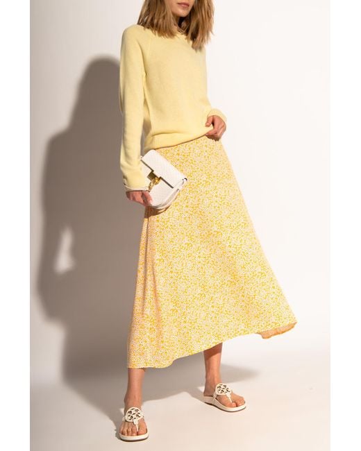 samsoe samsoe yellow jumper