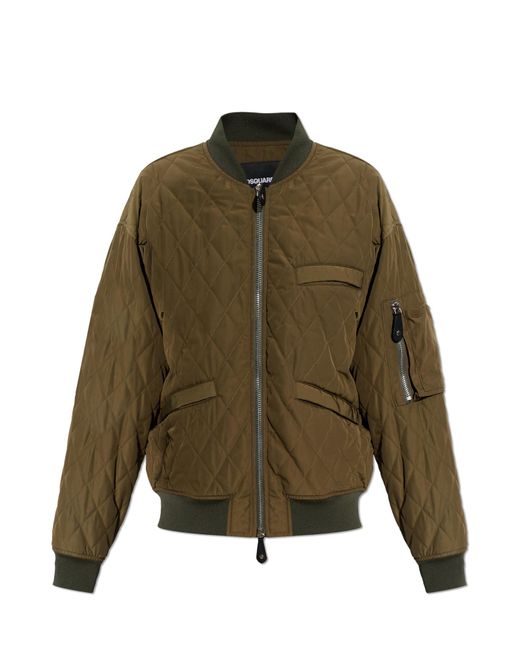 DSquared² Green Insulated 'Bomber' Jacket