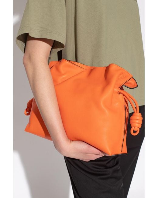 Loewe Orange 'flamenco' Shoulder Bag