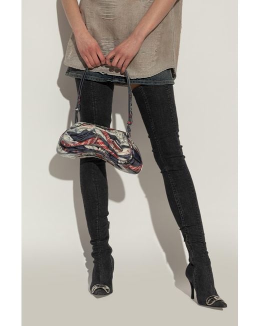 DIESEL White Play Crossbody Shoulder Bag
