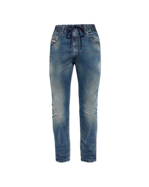 DIESEL Blue 'E-Krooley Jogg' Jeans for men