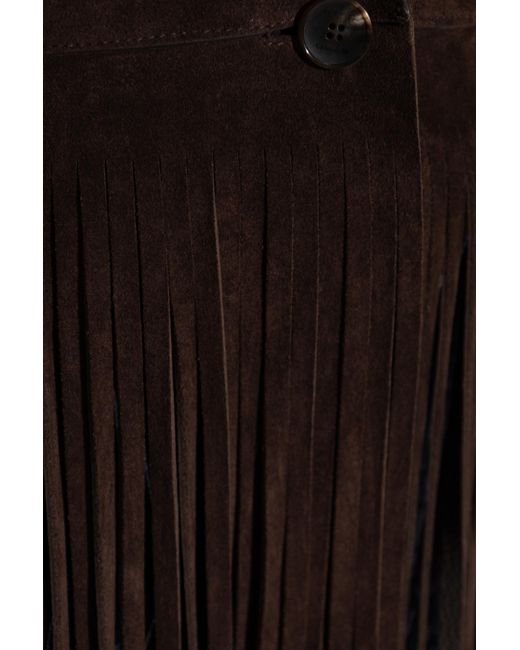 Etro Brown Leather Jacket